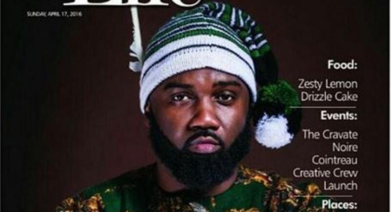 Noble Igwe on the cover of Guardian Life magazine