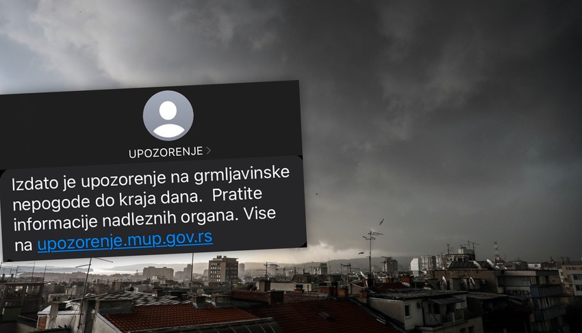 Nevreme i SMS upozorenje