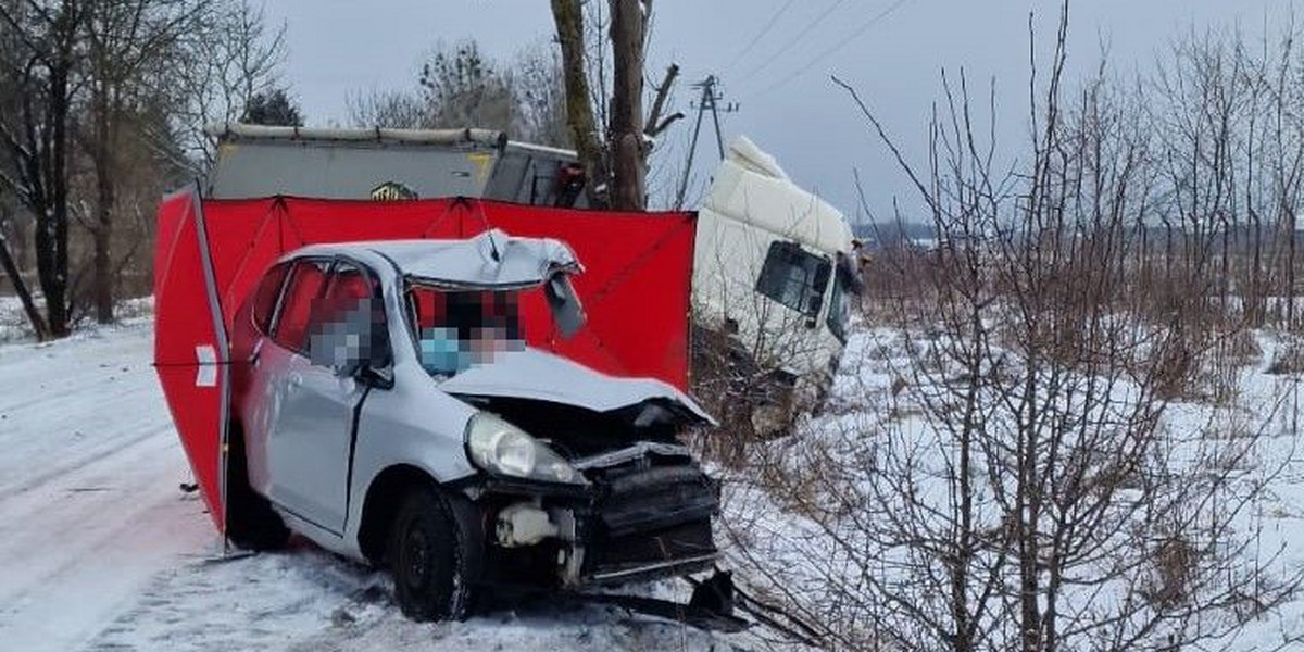 Tragiczny wypadek drogowy w Małaszewiczach Małych.