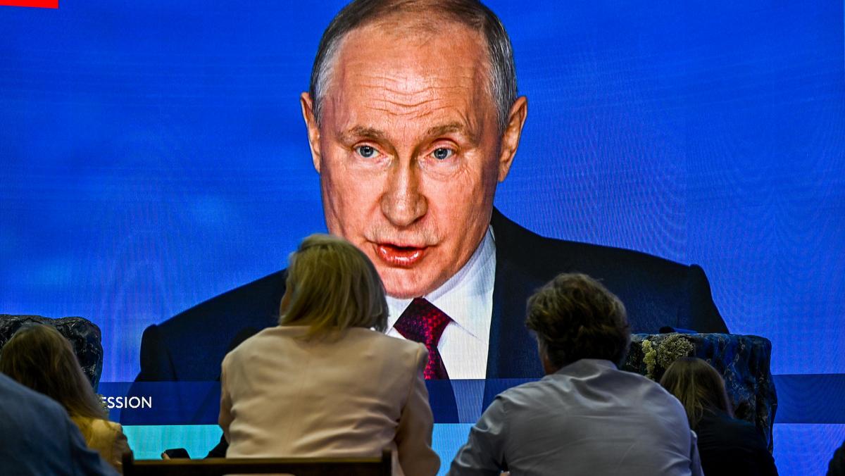 Władimir Putin w Petersburgu