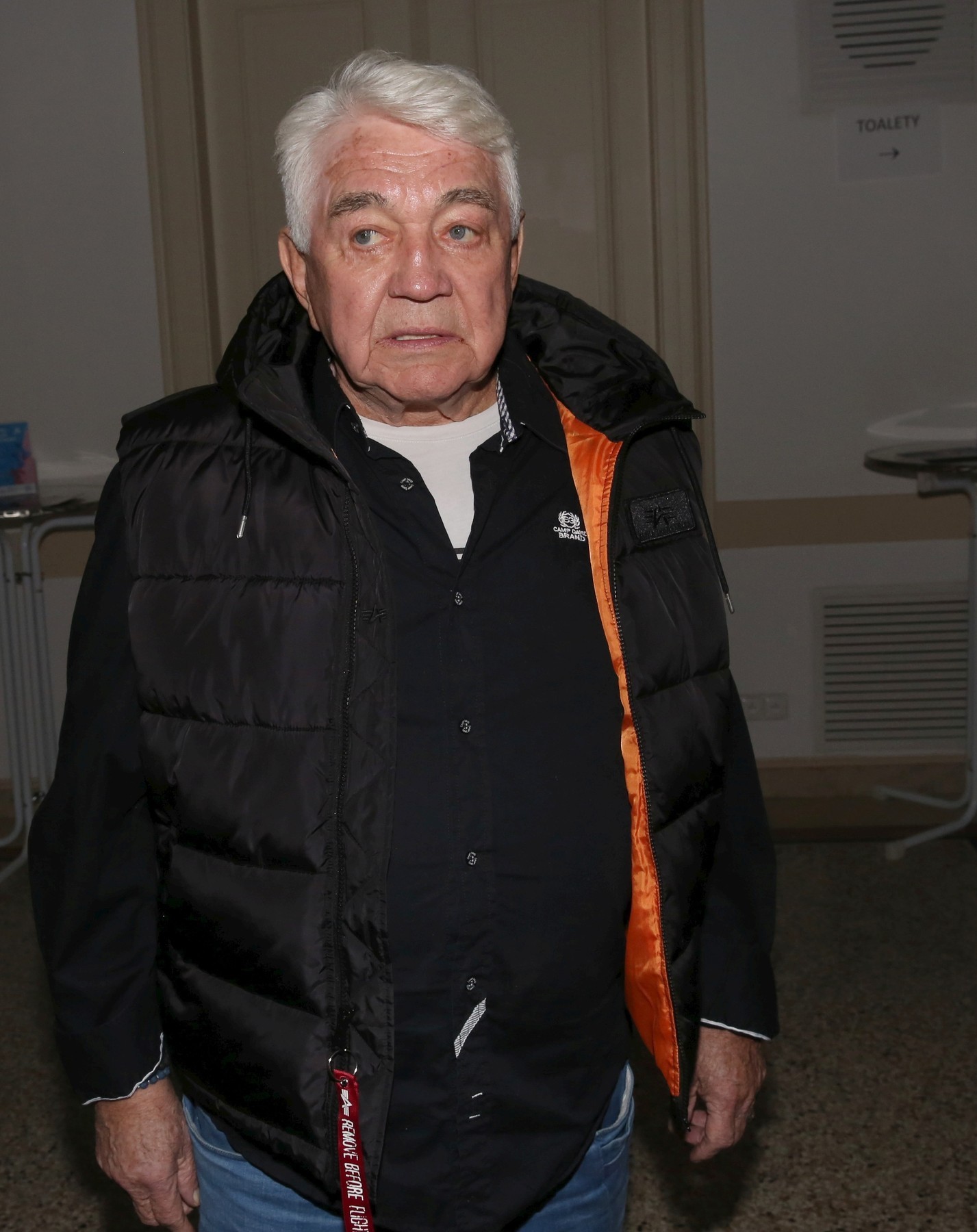 Český herec Jiří Krampol. 