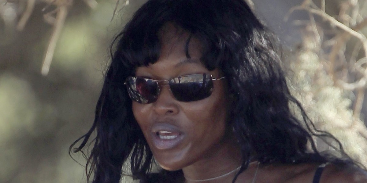 Naomi Campbell w bikini