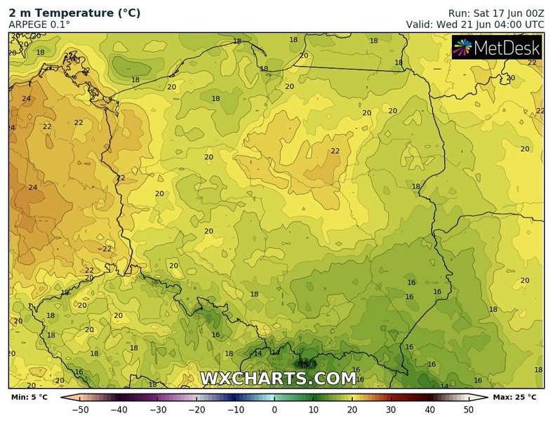 W nocy z wtorku na środę temperatura w wielu miejscach nie spadnie poniżej 20 st. C