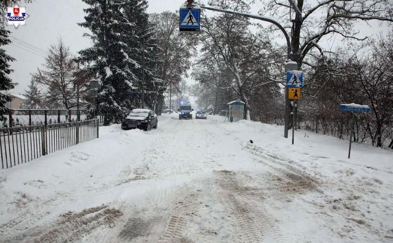 Miejsce potrącenia 14-latki