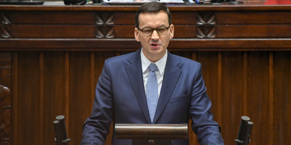 Mateusz Morawiecki uważa, że wpisanie PPK do konstytucji "pozwoli to odbudować zaufanie Polaków do systemów emerytalnych".