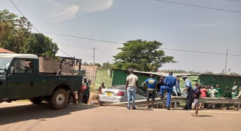 11 students injured after car crashes into classroom at Lake Victoria Primary School.