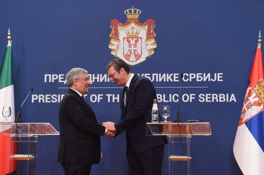 Tajani i Vučić