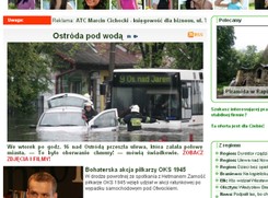 Zobacz, jak ulewa zatopiła Ostródę