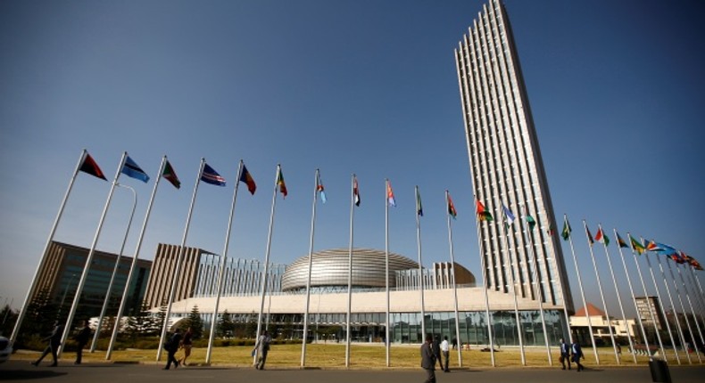 African Union headquarters in the Ethiopian capital Addis Ababa