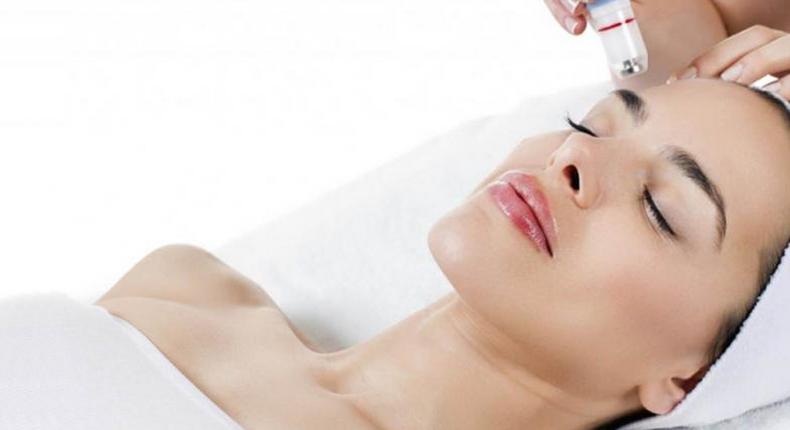 Oxygen facials