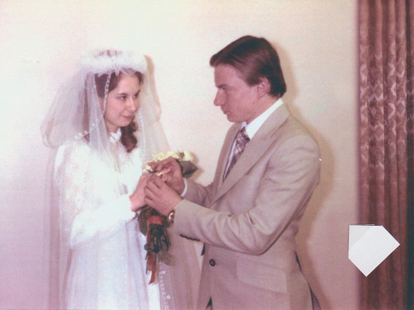 Slika sa njihovog venčanja