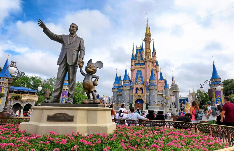 Disney's Magic Kingdom. Joe Burbank/Orlando Sentinel/Tribune News Service via Getty Images