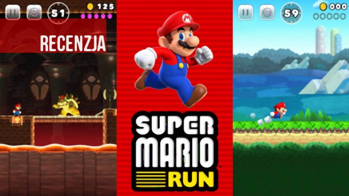 Recenzja Super Mario Run - Nintendo wbiega na smartfony