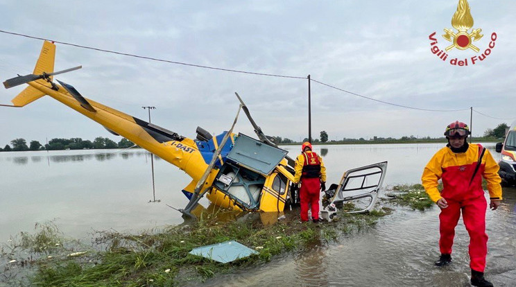 Emilia-Romagna helikopter baleset