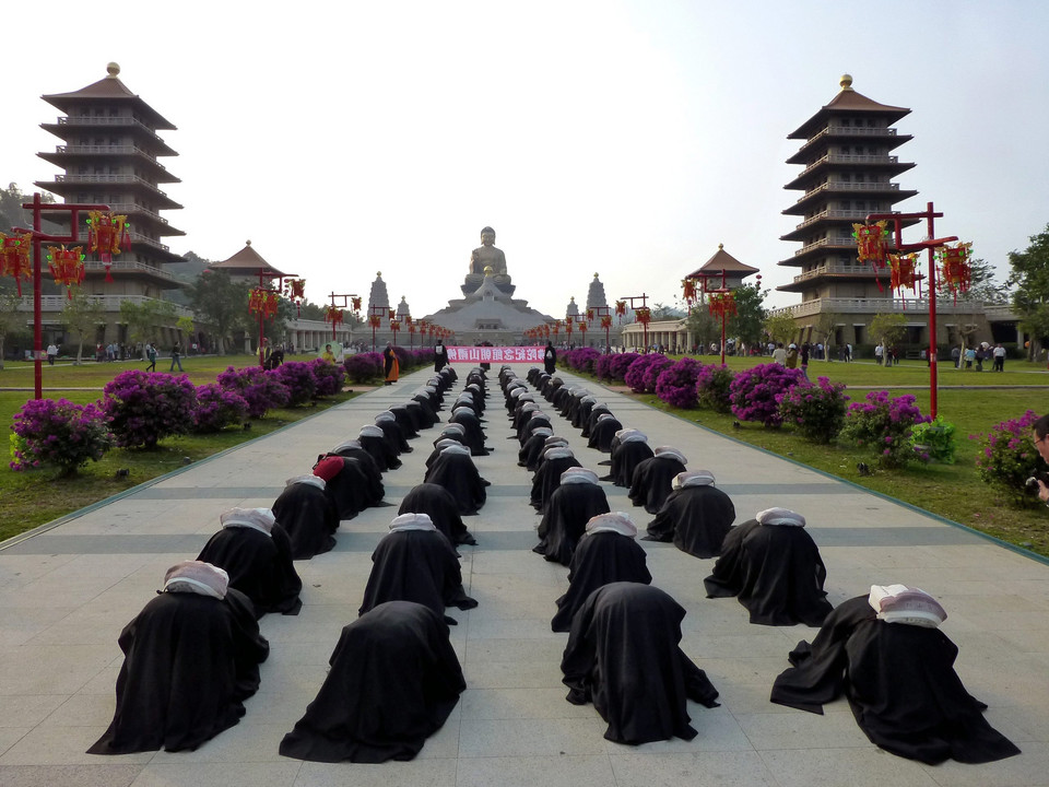 Klasztor Fokuangshan w Kaohsiung, Tajwan, Chiny