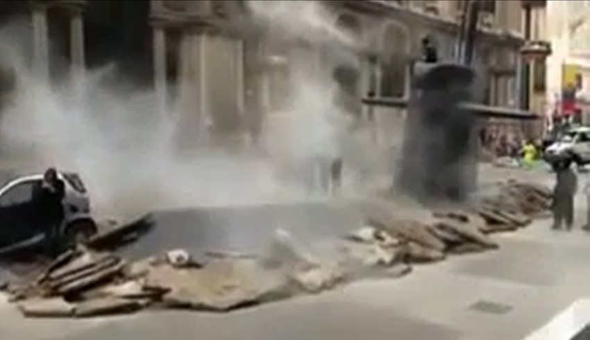 Podmornica u sred Milana