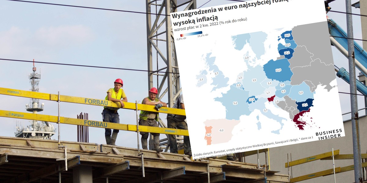 Na zrównanie płac z Niemcami przyjdzie nam jeszcze poczekać, ale paradoksalnie inflacja zbliżyła nas do celu.