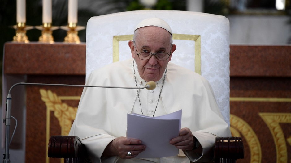 Papież Franciszek podczas wizyty w Kazachstanie