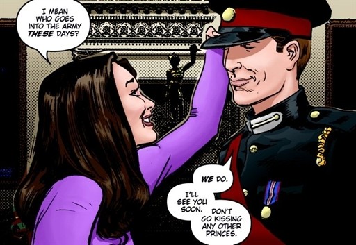 WILLIAM KATE COMIC CARTOON