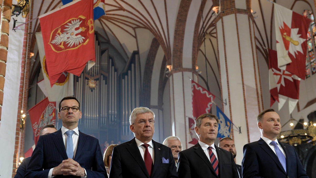 Andrzej Duda, Marek Kuchciński, Stanisław Karczewski, Mateusz Morawiecki