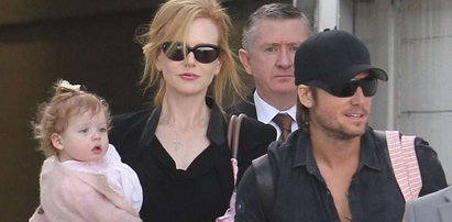 Kidman poleciała za mężem do Australii