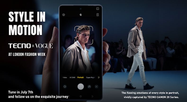 TECNO joins forces with VOGUE to redefine fashion photography at London Fashion Week