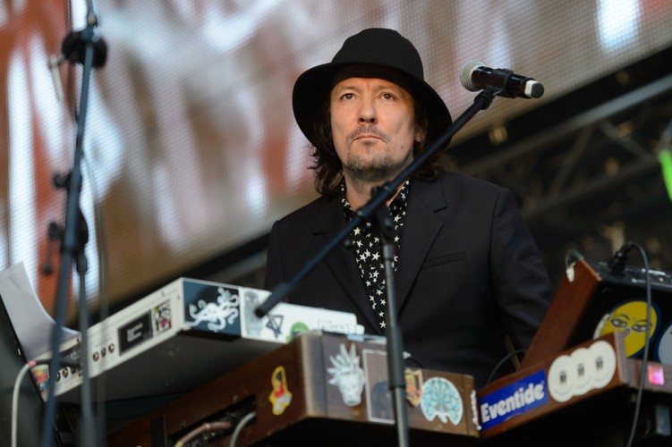 Andrzej Smolik na koncercie Męskie Granie. Poznań, 9 lipca 2017.