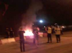 Niedaleko Pałacu spłonął Lenin