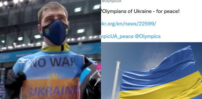 Ukraińska misja olimpijska apeluje o pokój. "Jesteśmy z naszymi rodzinami i przyjaciółmi"