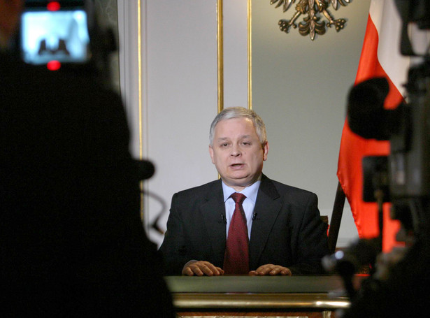 Prezydent Kaczyński: To był niełatwy rok