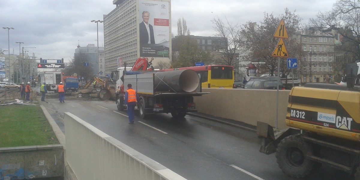 Awaria wodociągowa we Wrocławiu