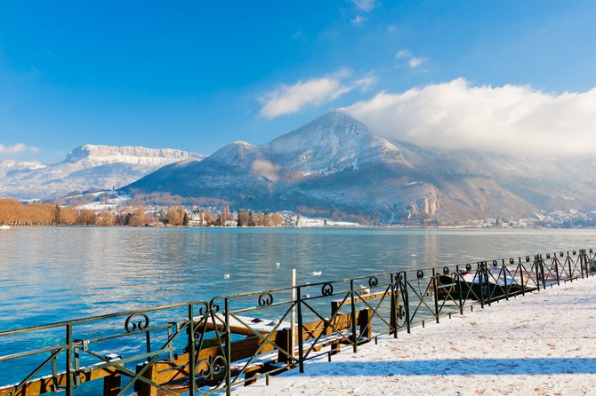 Jezero Ansi tokom zime