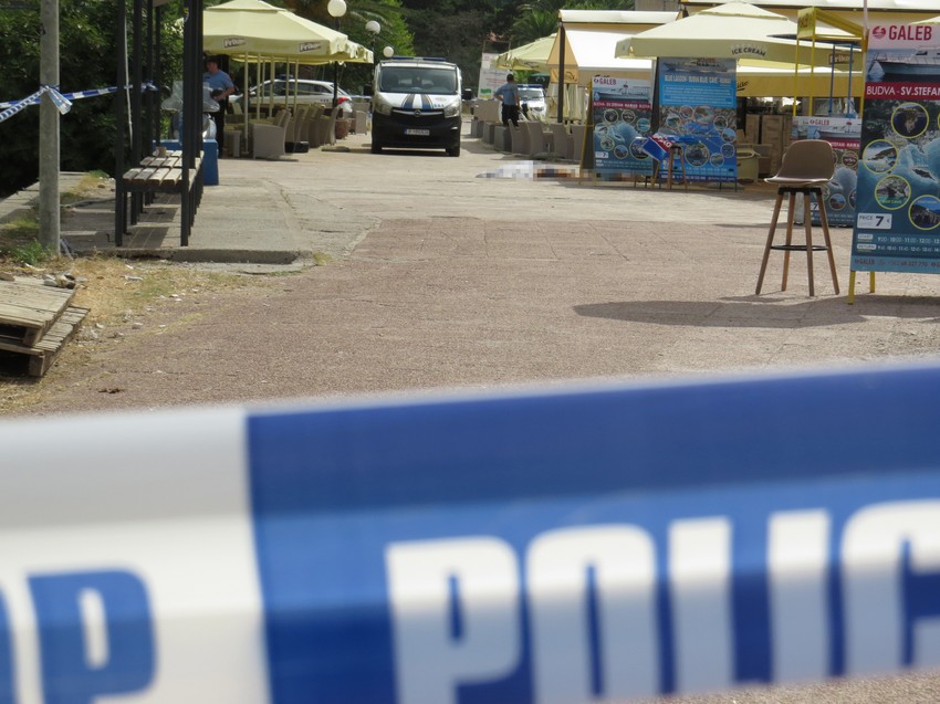 Uviđaj na mestu ubistva u Budvi 