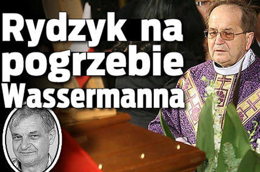 Rydzyk na pogrzebie Wassermanna