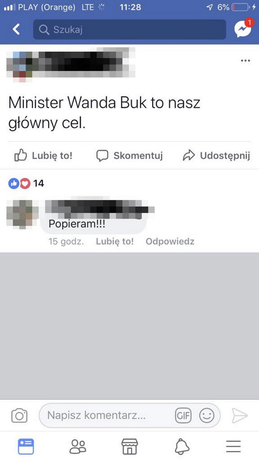 Wiceminister cyfryzacji, Wanda Buk, ofiarą hejtu