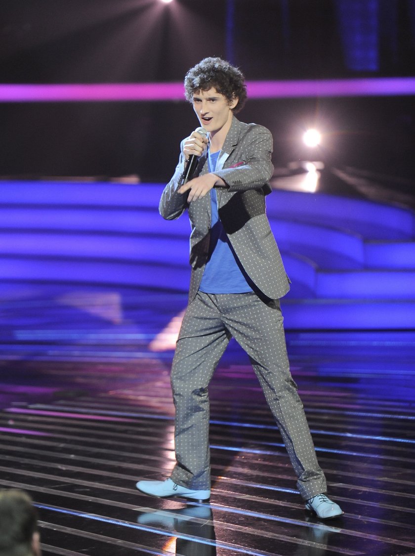 Dawid Podsiadło na scenie X-Factor