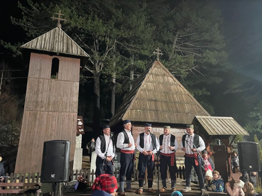 Jablanica sinoć: Doček u duhu tradicije