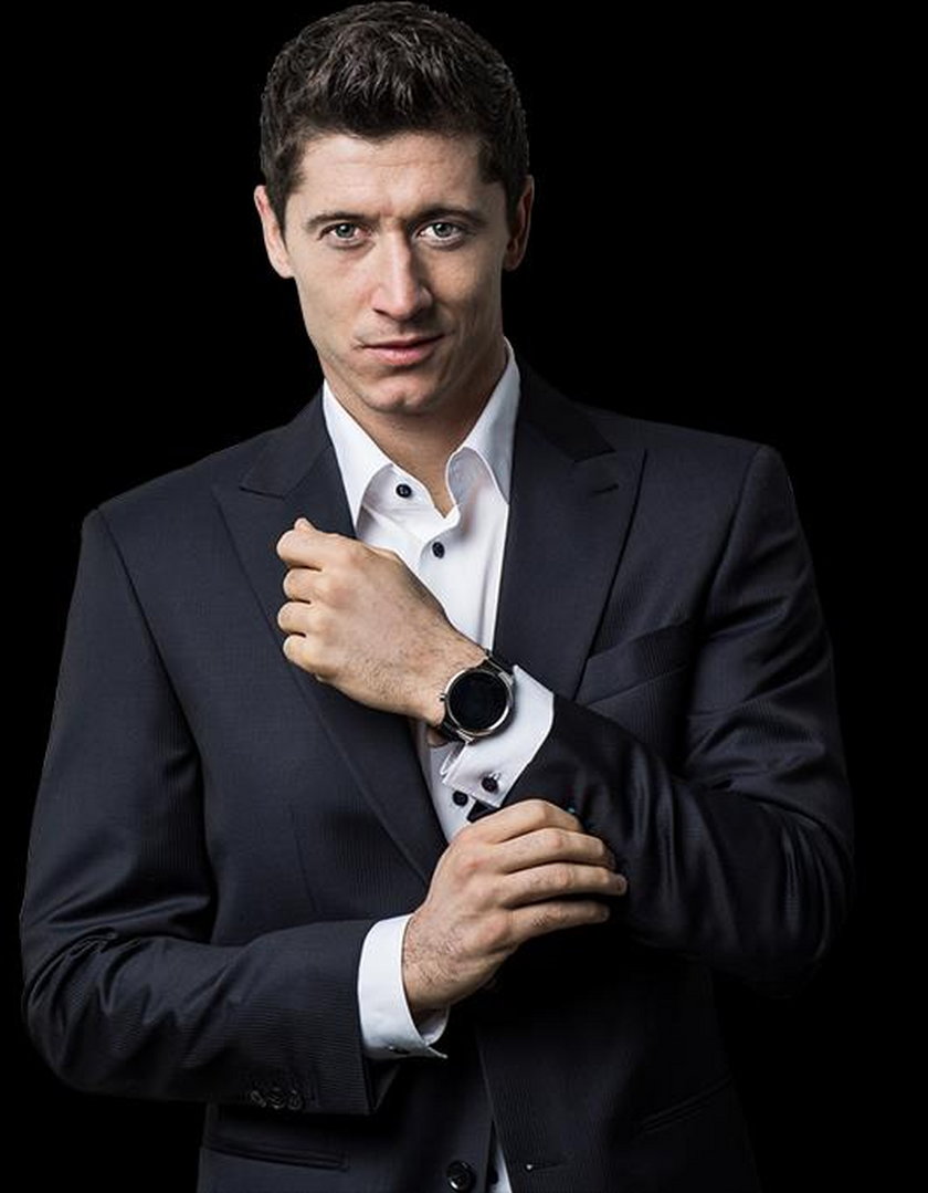 Robert Lewandowski w reklamie zegarków