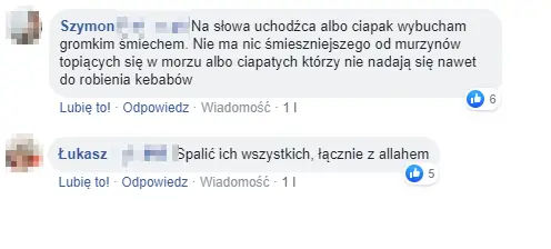 Kolejne bany. Przykre komentarze na temat uchodźców