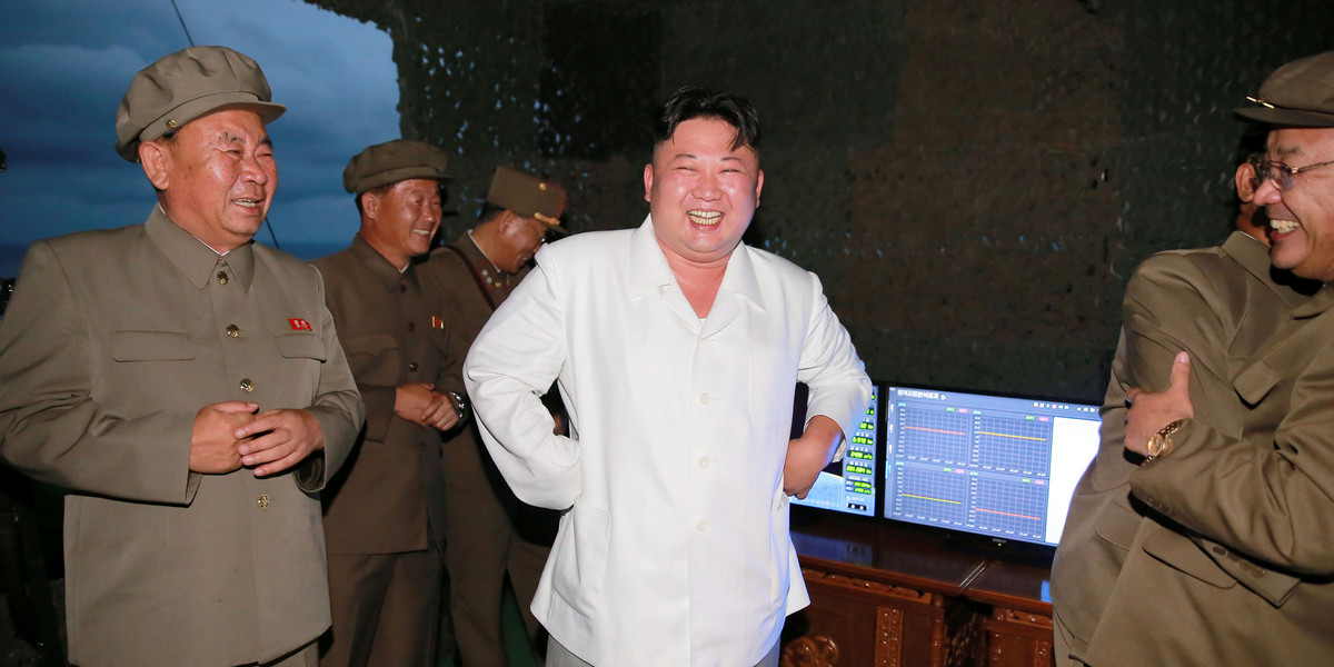 North Korean leader Kim Jong Un is pictured in this undated photo from KCNA.