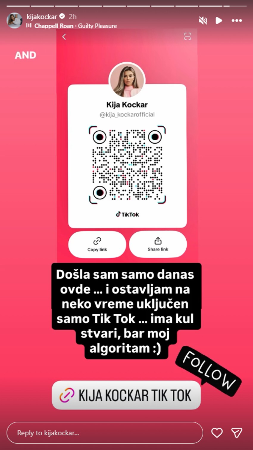Kija pokazala da je bila na onkologiji, pa otkrila da je donela odluku: Samo sam danas ovde