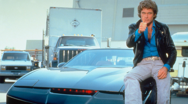 David Hasselhoff a 80-as
években robbant be Michael
Knightként intelligens autójával / Fotó: Cool TV