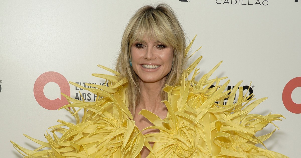 Heidi Klum jak Wielki Ptak z "Ulicy Sezamkowej". Gwiazdy na imprezie