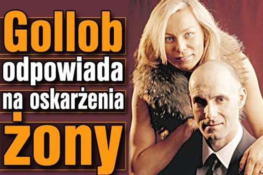 Gollob odpiera zarzuty żony