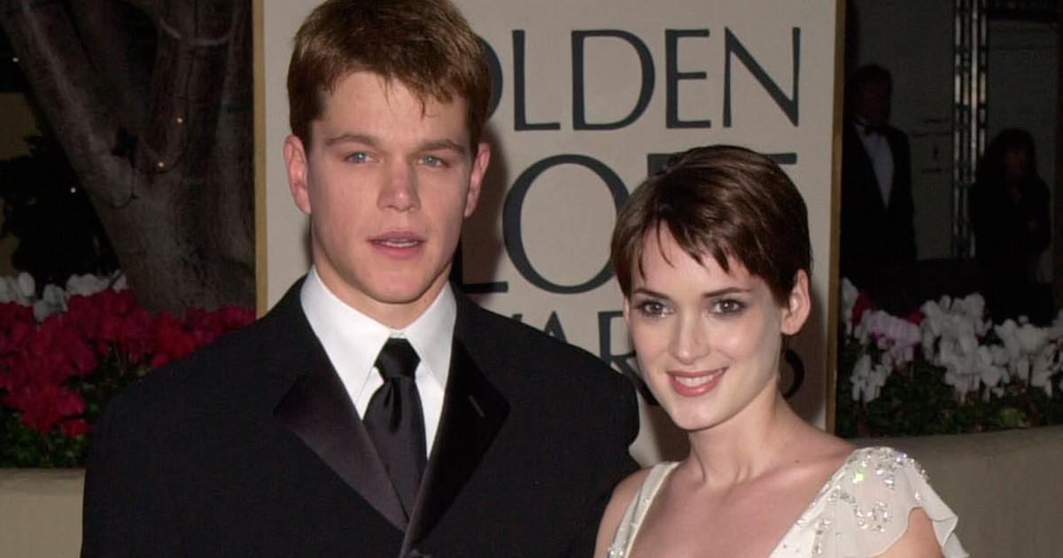 Winona Ryder is Matt Damon’s ex-girlfriend.  She lost her virginity to Johnny Depp