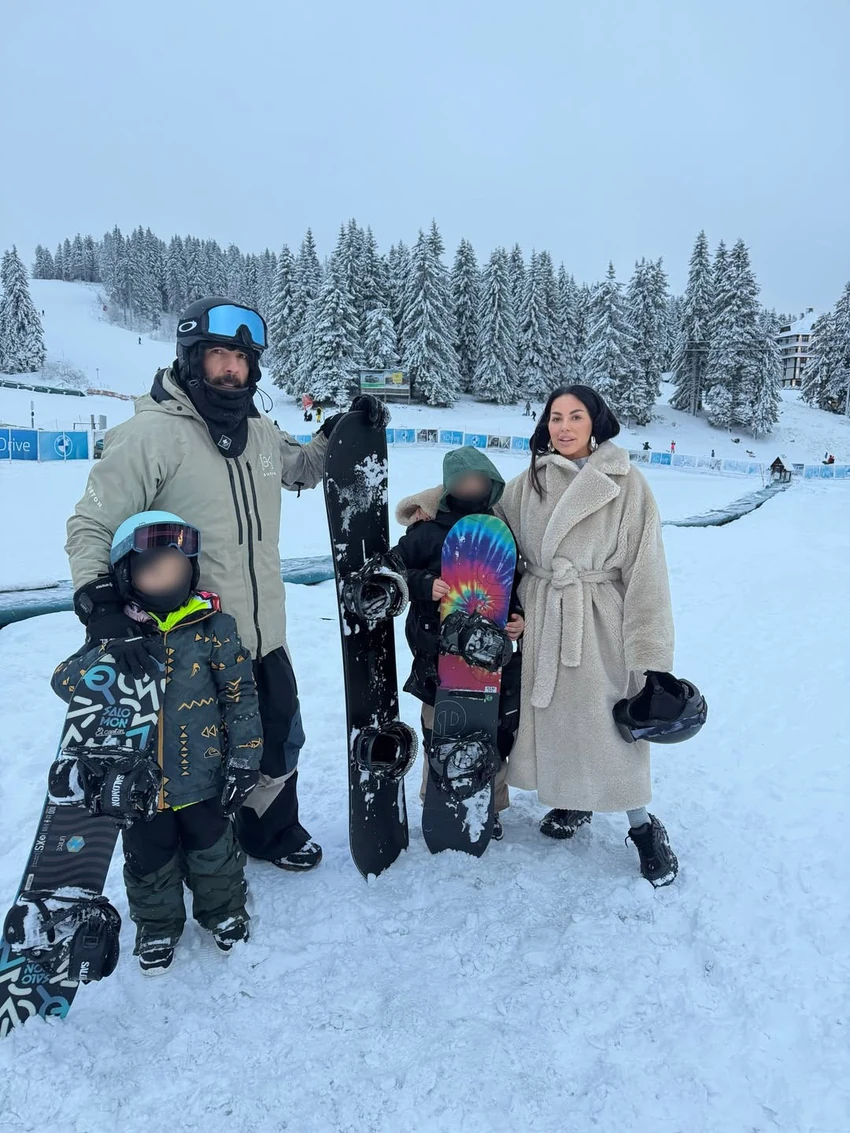 Seka i Veljko sa sinovima