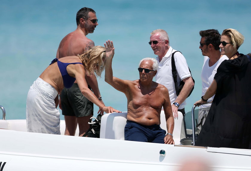 Giorgio Armani na hiszpańskiej wyspie Formentera