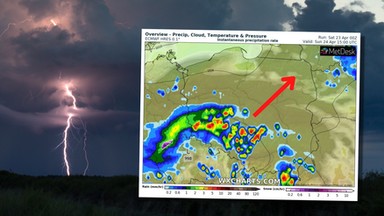 Nad Polskę nadciąga cyklon Thalke. Możliwe burze z gradem