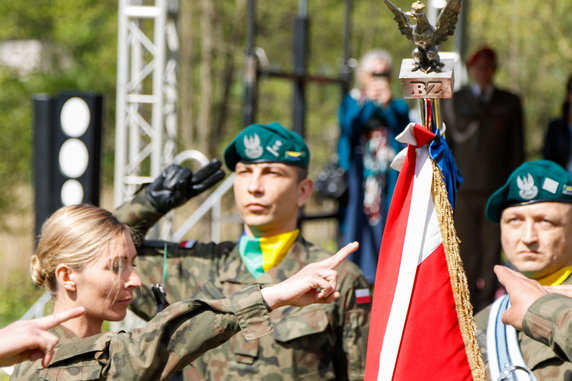 Uroczystość złożenia przysięgi wojskowej. Fot. Radosław Dominowski