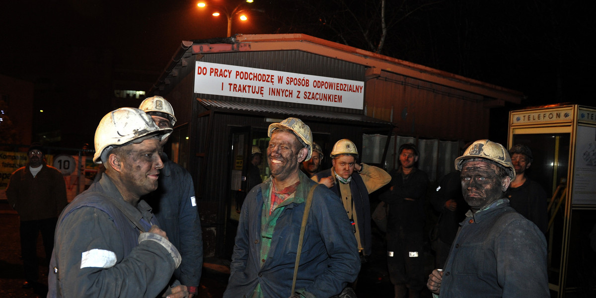 Zakończony protest górników na śląsku